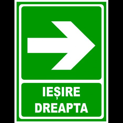 Indicator de salvare iesire in dreapta